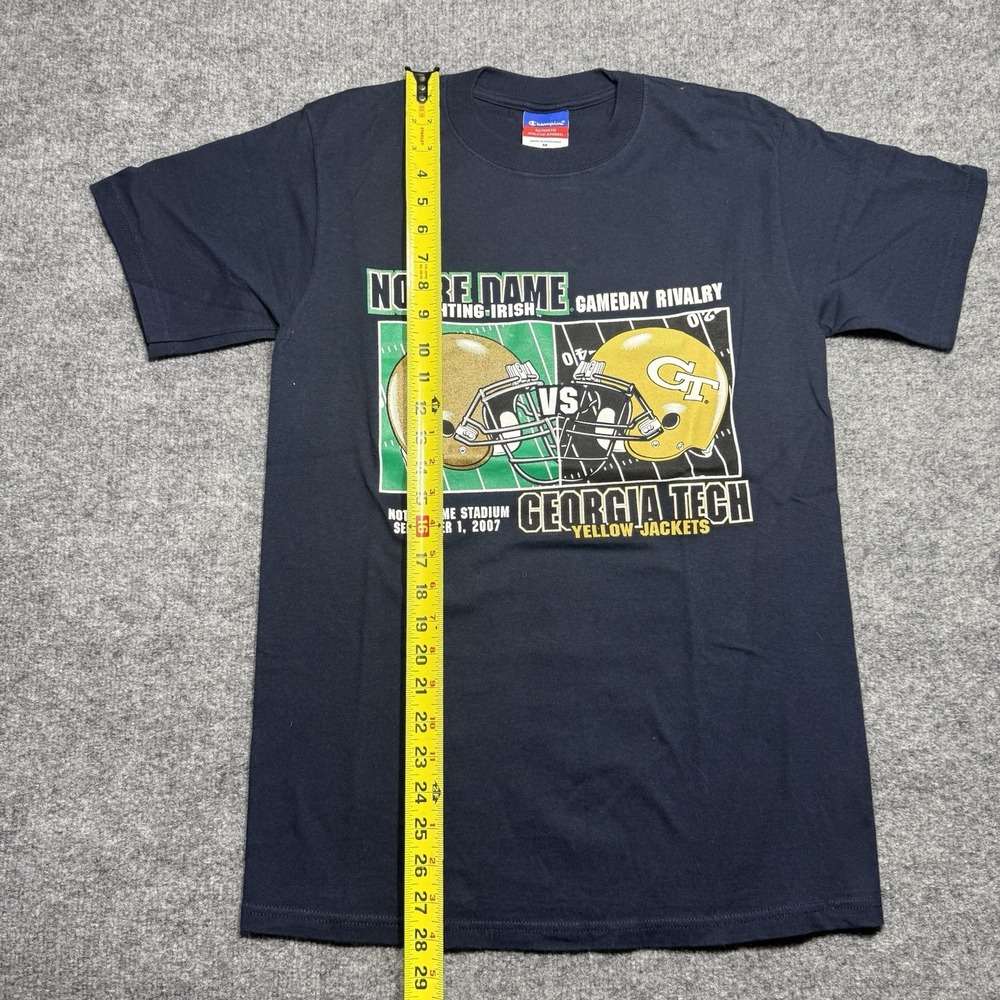 Gameday Rivalry Champion 2007 Navy T-shirt Size Medium - Picture 2 of 5